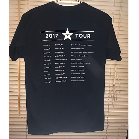 The Raiders 2017 Iconic concert tour double sided graphic T-shirt - Picture 2 of 6